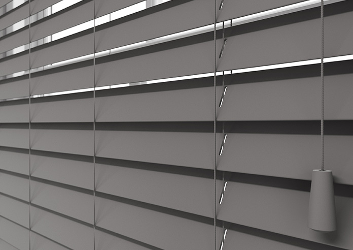 Ecowood, Chic Grey Satin - Motorised Venetian Blind - Image 4